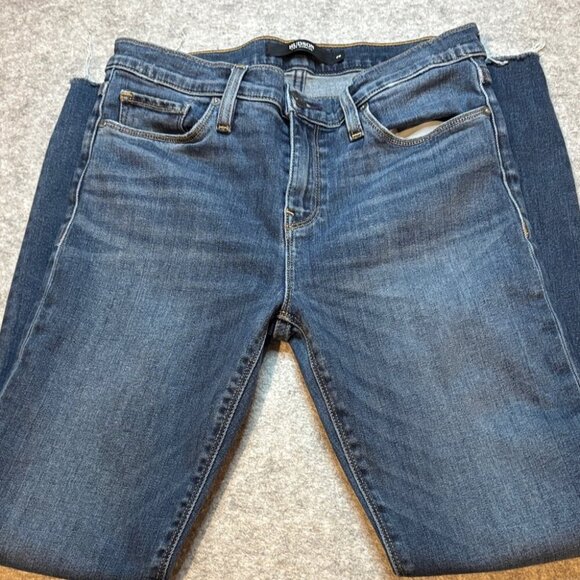 π₯ Hudson Nico Skinny Jeans β’ Size 26 β’ Medium-Dark Wash w/Frayed Hem π₯ - Picture 7 of 13